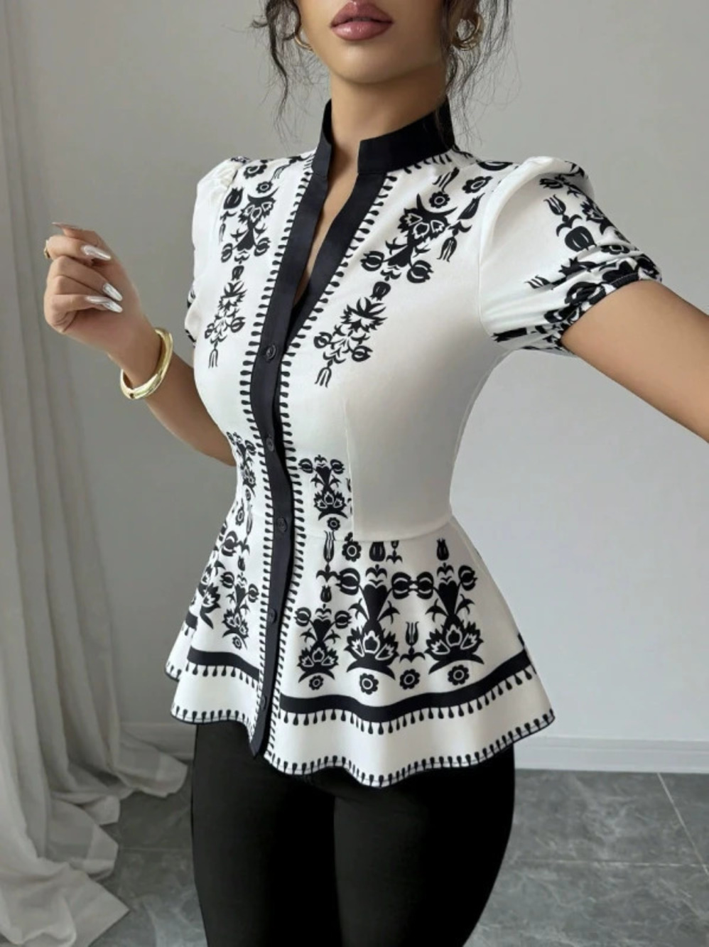 ZARA Stylish Short Sleeve Shirt for Commute